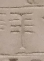 R11 on an Egyptian monument